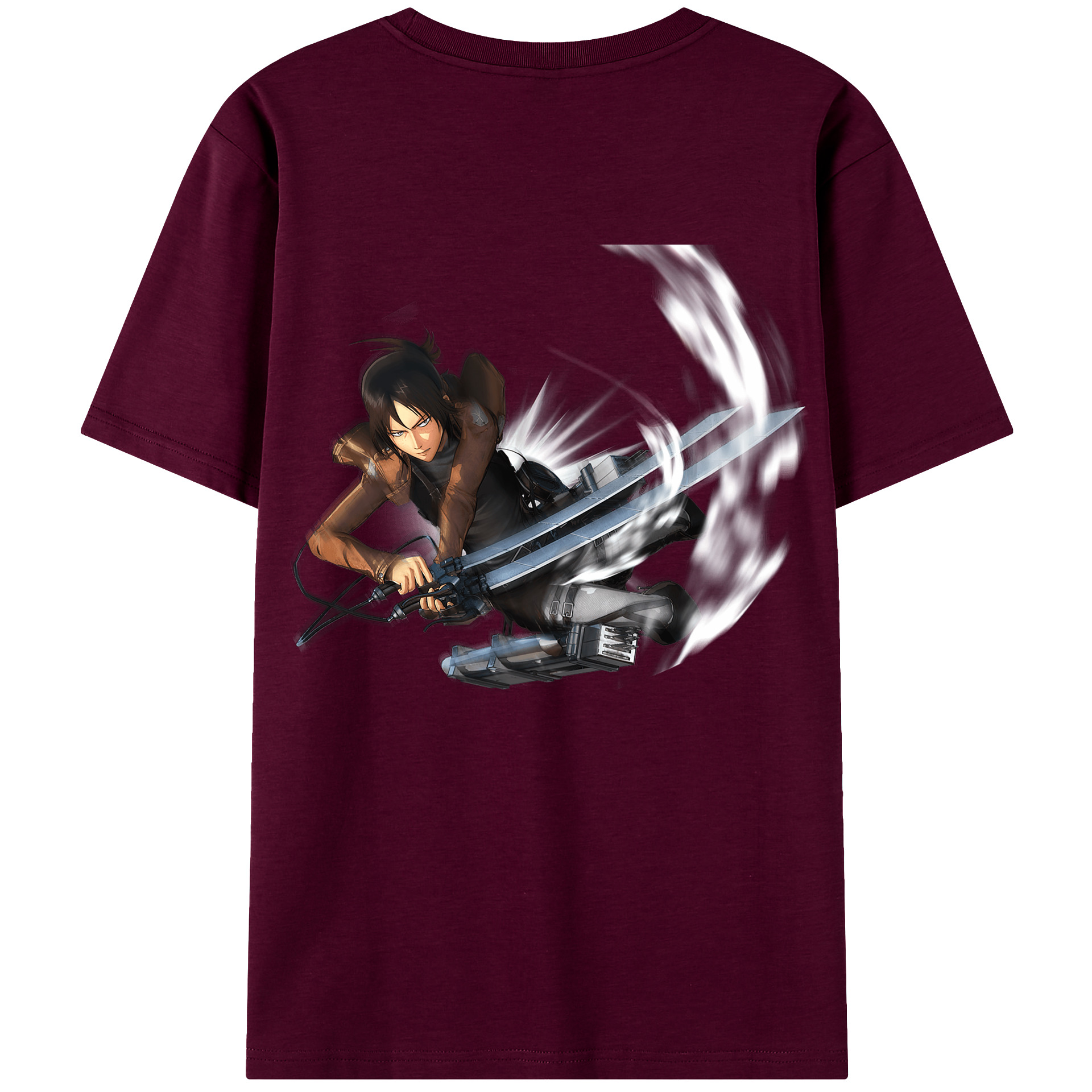 （画像用） 進撃の巨人 Attack on Titan レディース半袖Tシャツ(バックプリント)